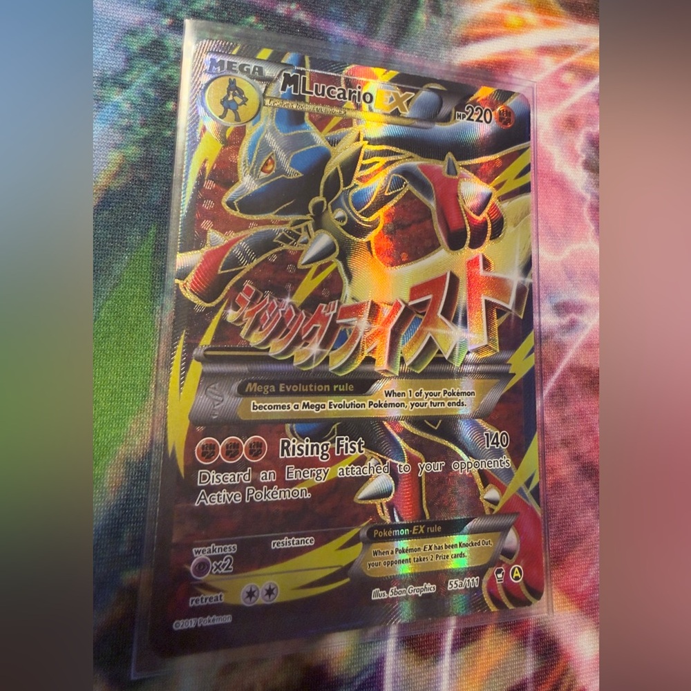 Mega Lucario EX - 55a/111 - Alternate
Art Promo Pokémon Card